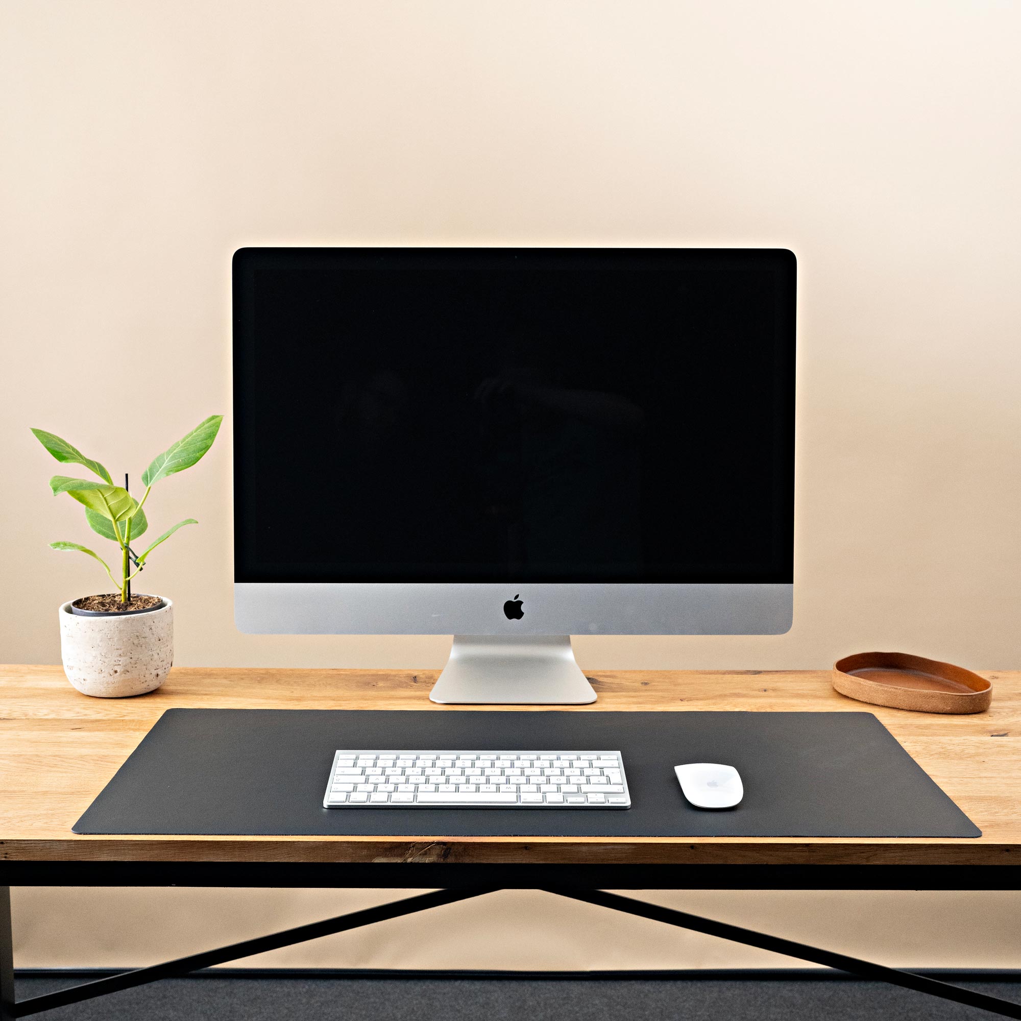 Schreibtischunterlage Leder