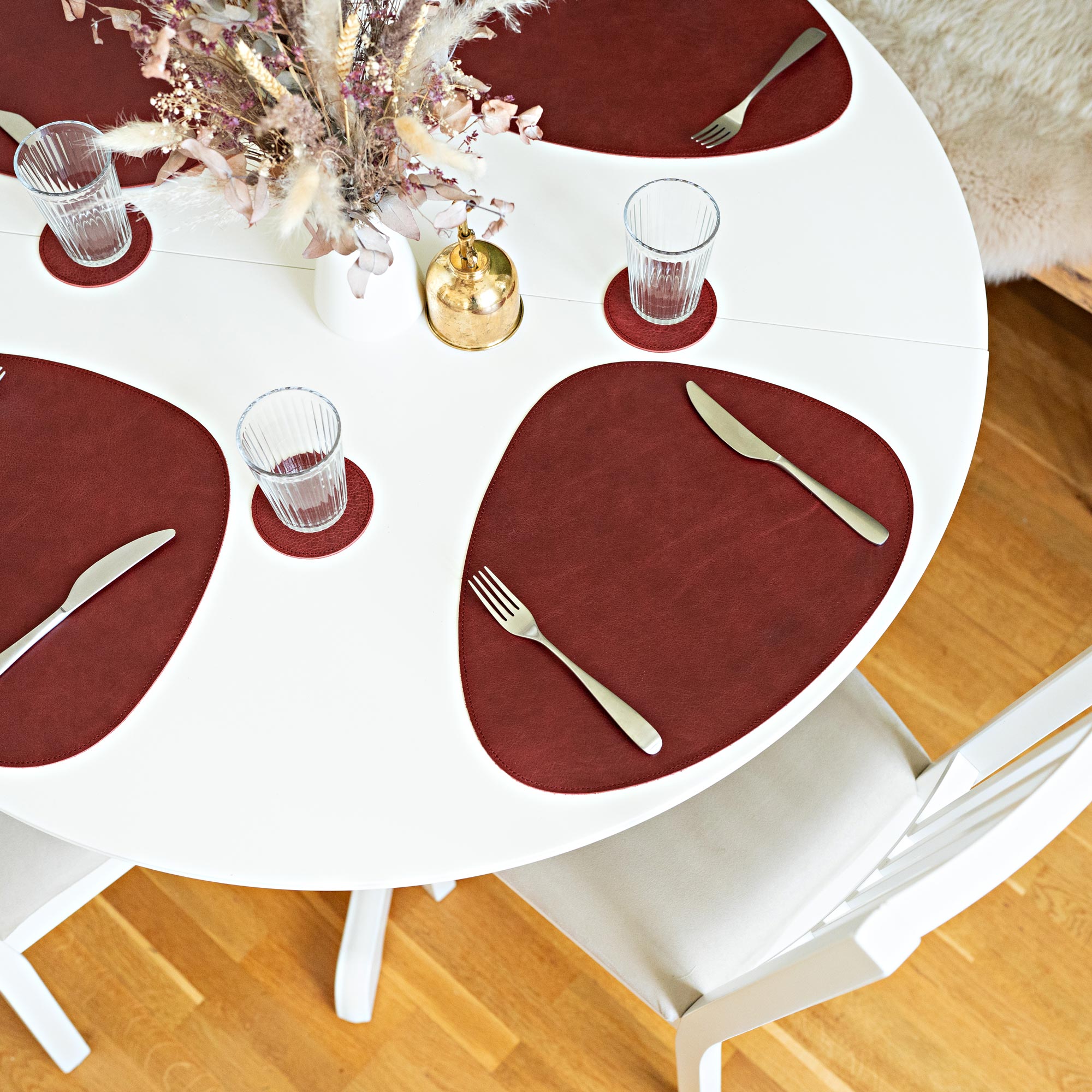 Echtleder Tischset "Organic"