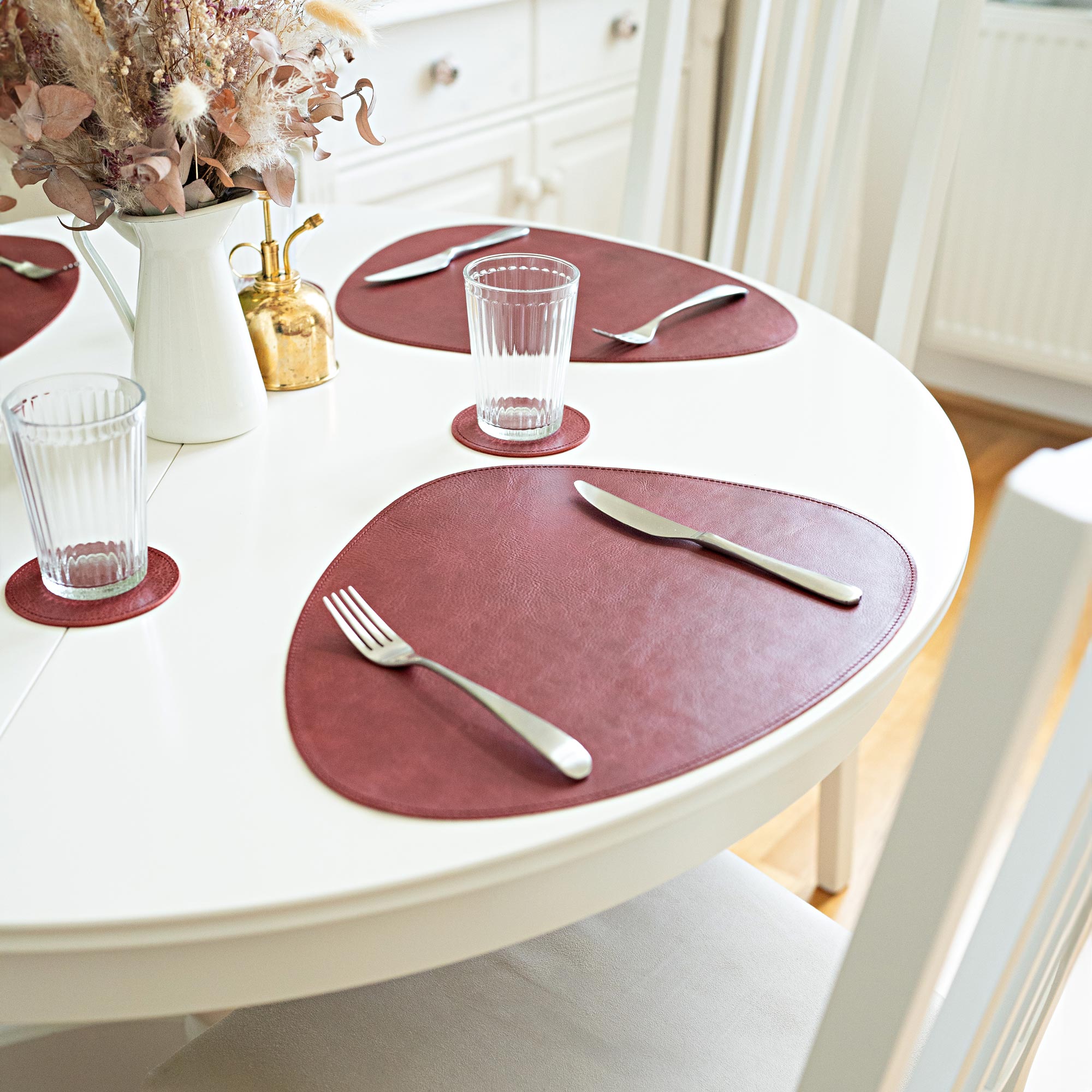 Echtleder Tischset "Organic"