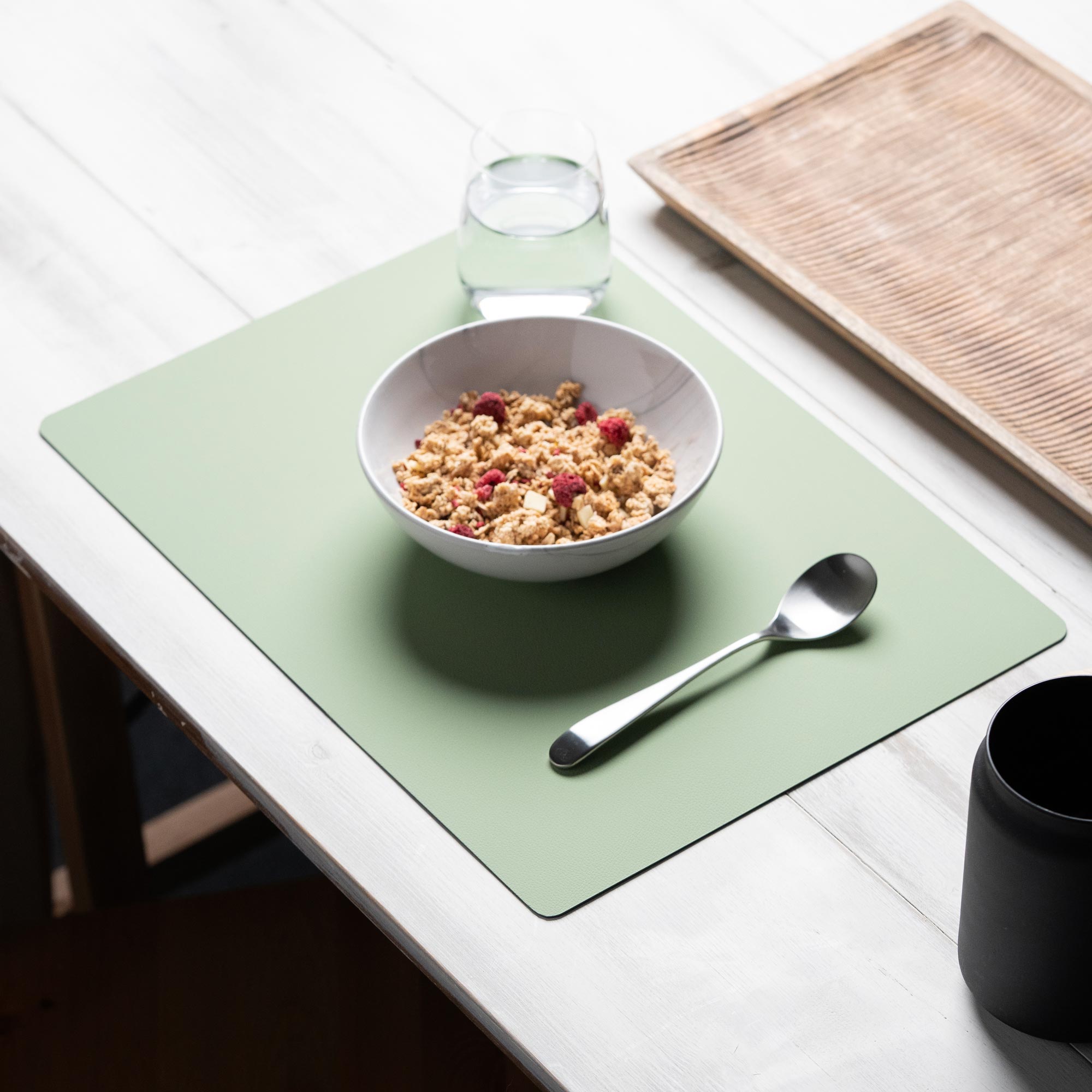 Recyceltes Leder Tischset "Rechteckig"