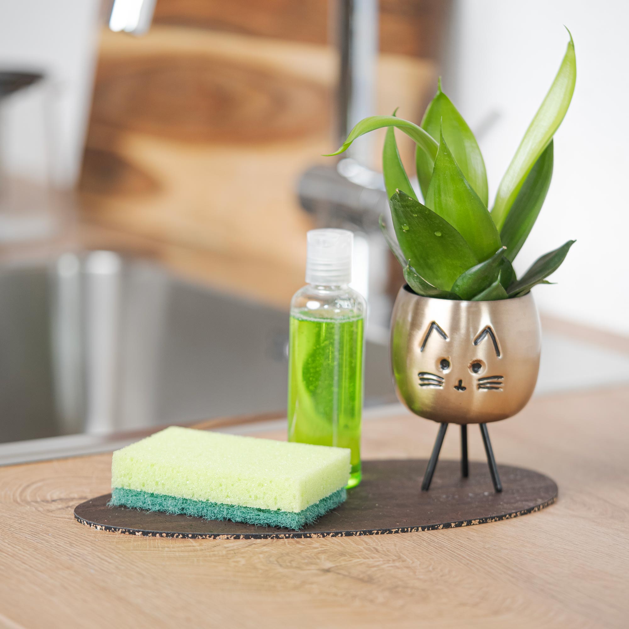 Kork Dessertuntersetzer