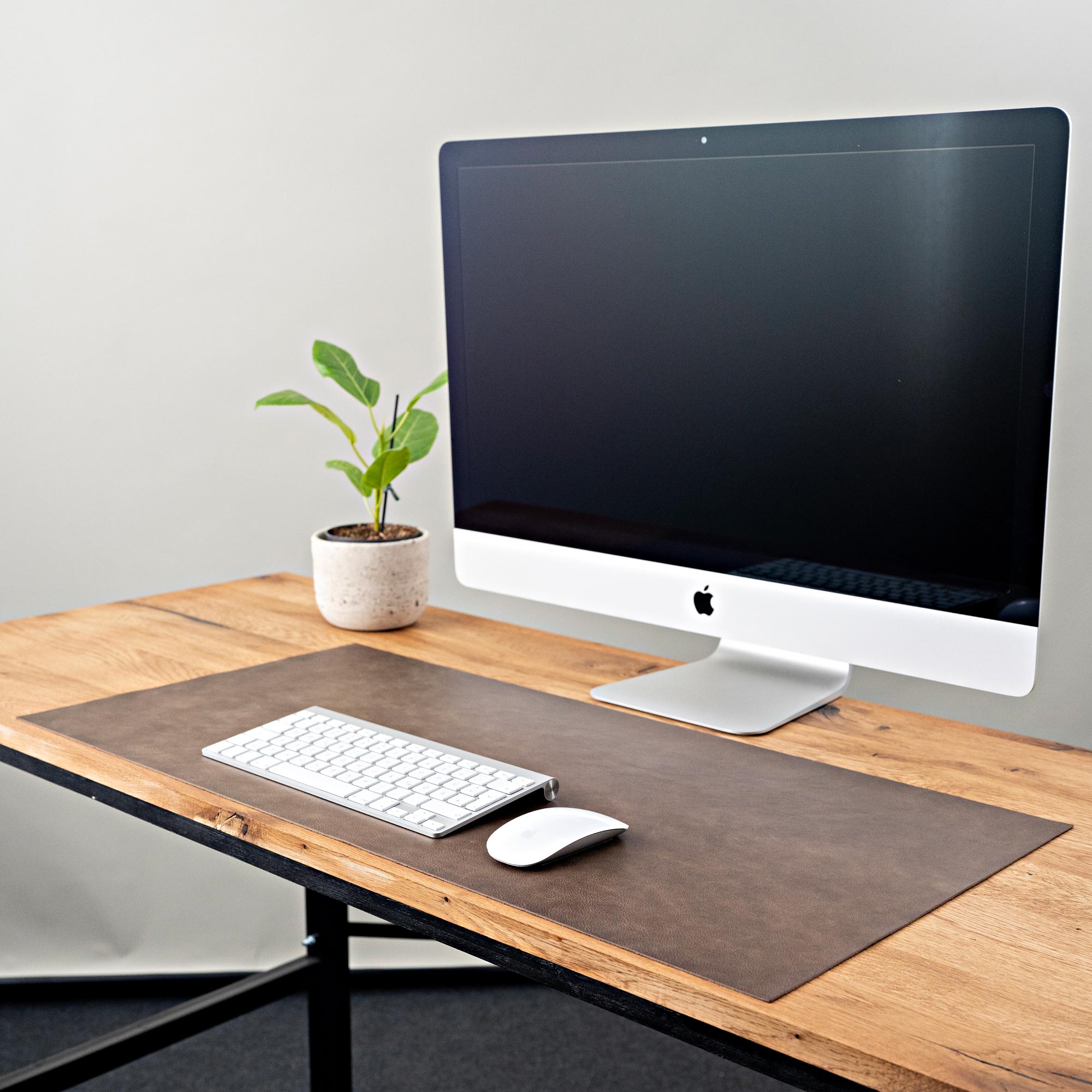 Schreibtischunterlage Leder Natur