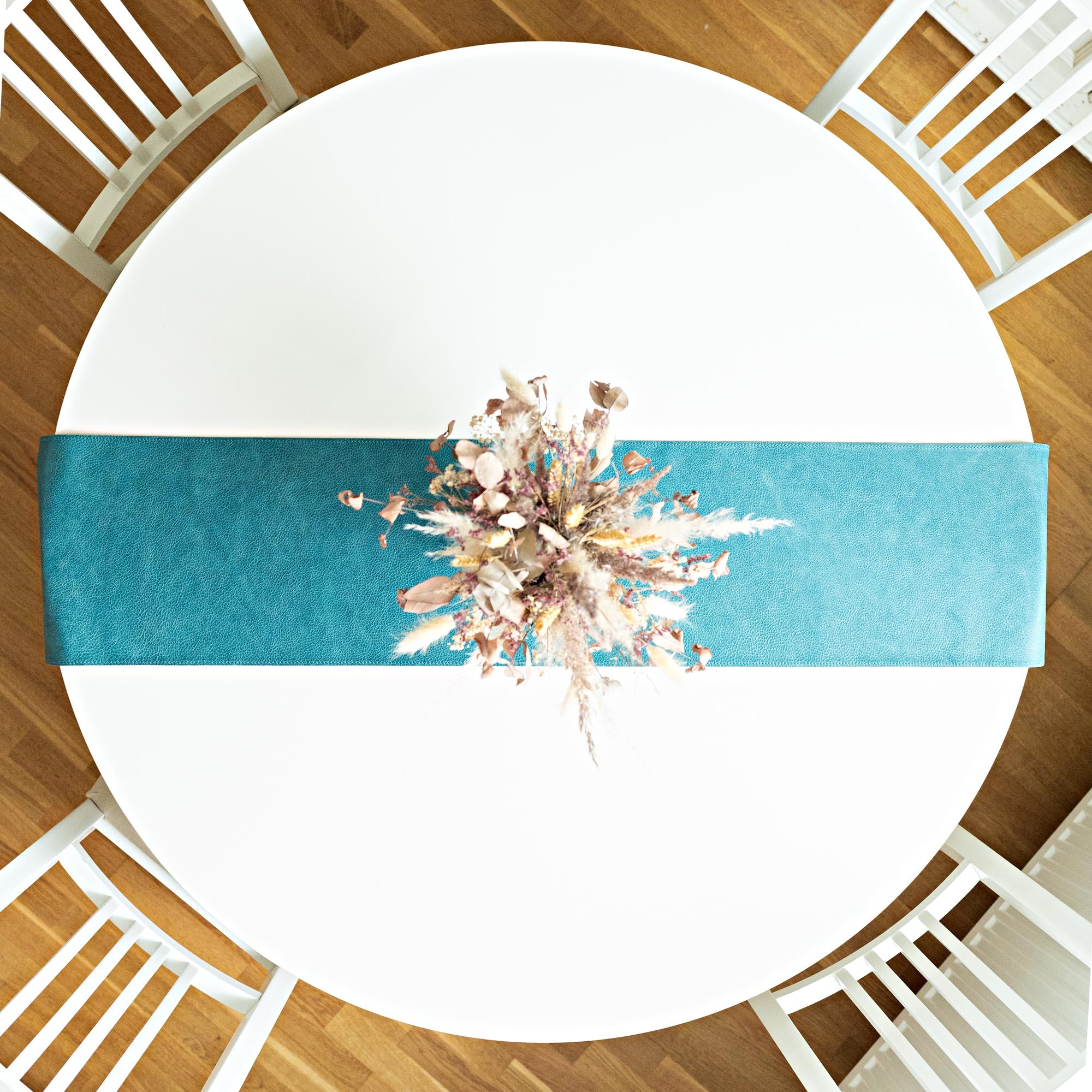 Echtleder-Tischläufer