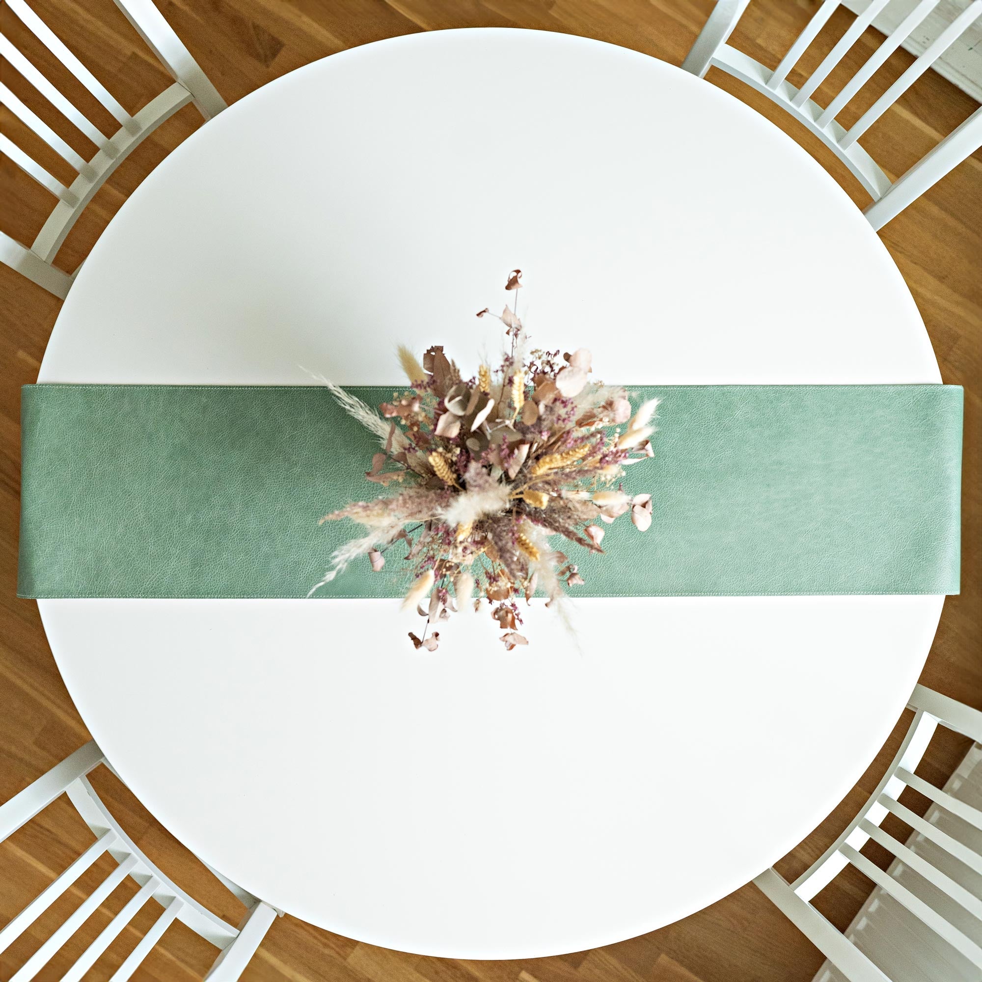 Echtleder-Tischläufer