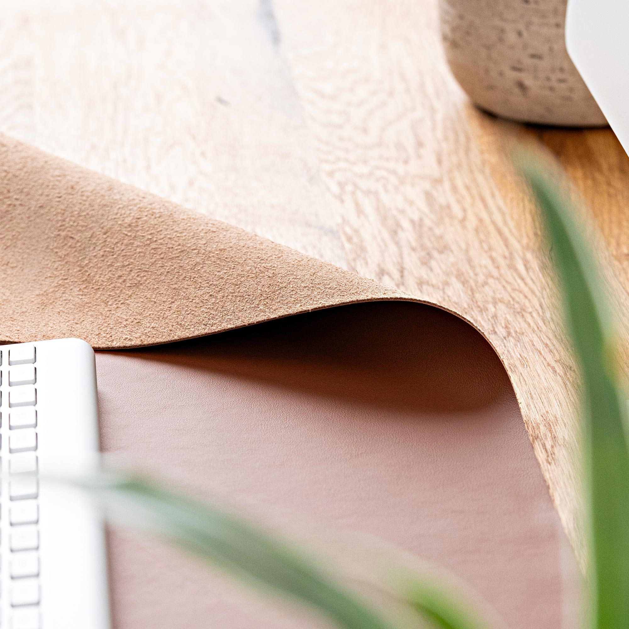 Schreibtischunterlage Leder