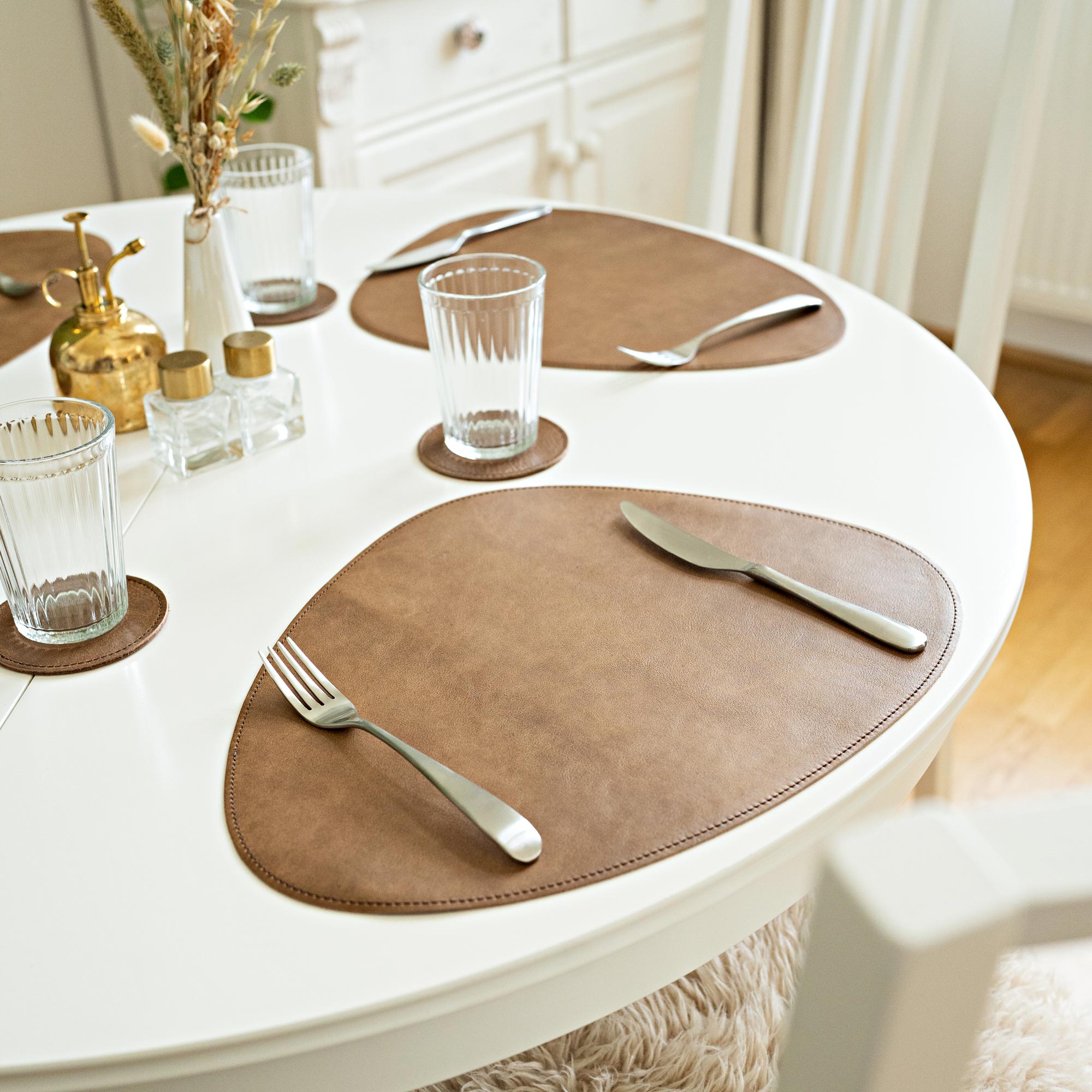 Echtleder Tischset "Organic"