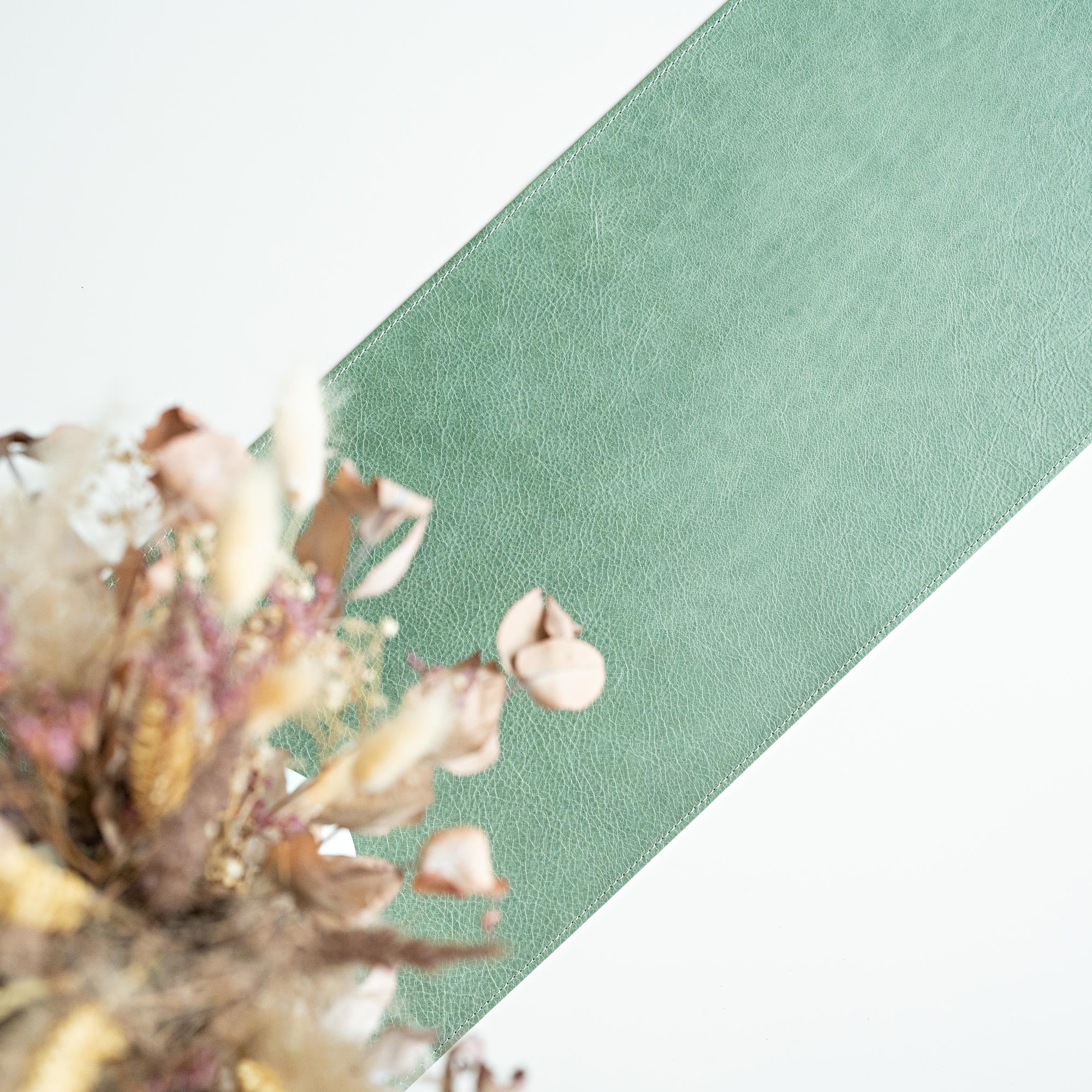 Echtleder-Tischläufer