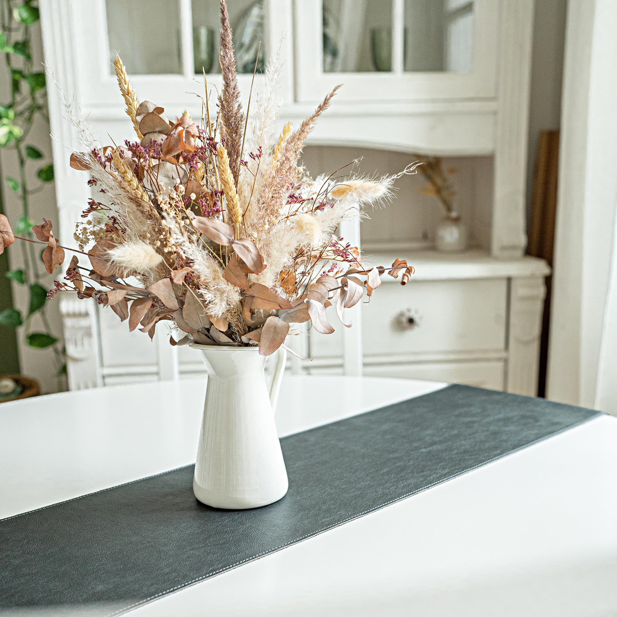 Echtleder-Tischläufer