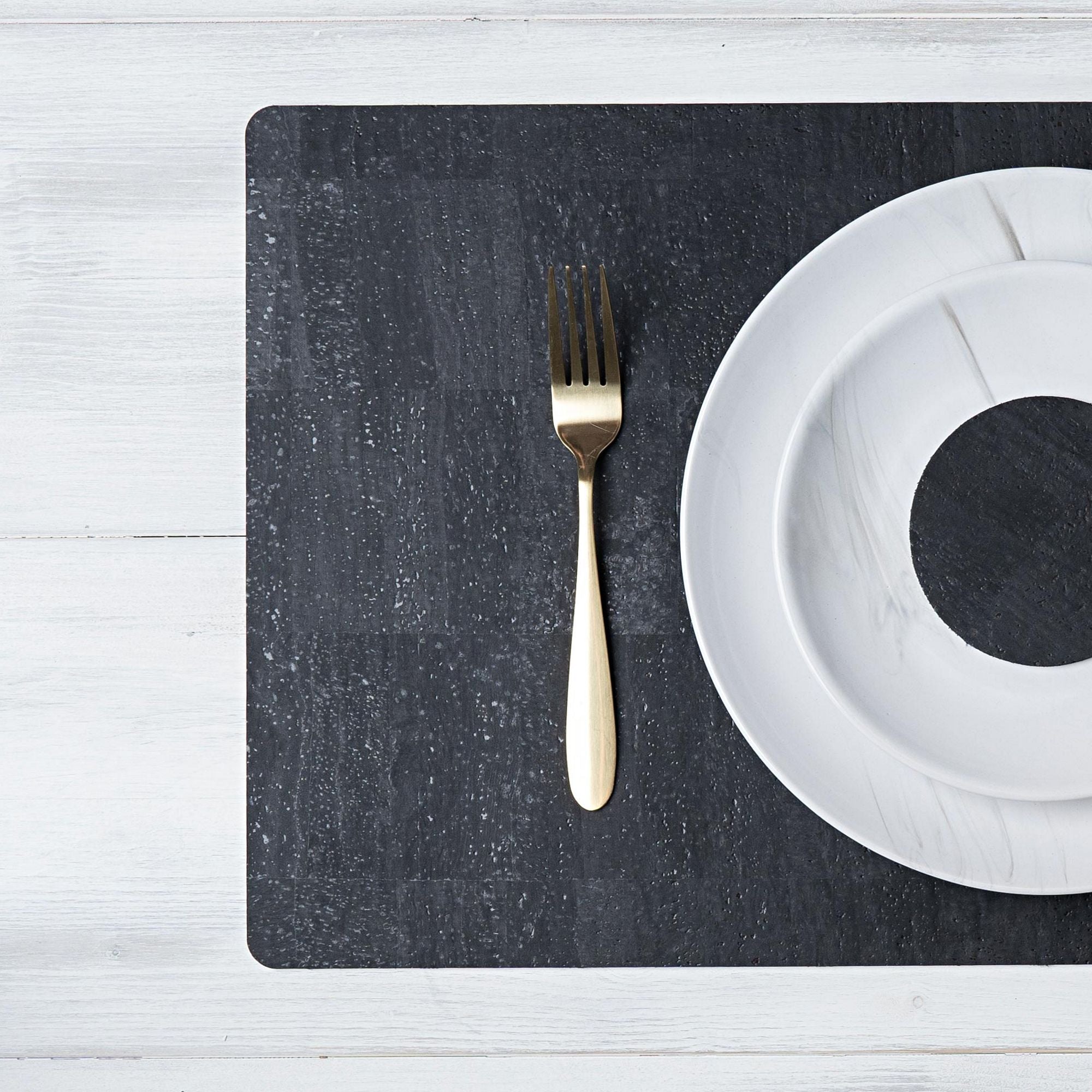 Kork Tischset "Eckig"