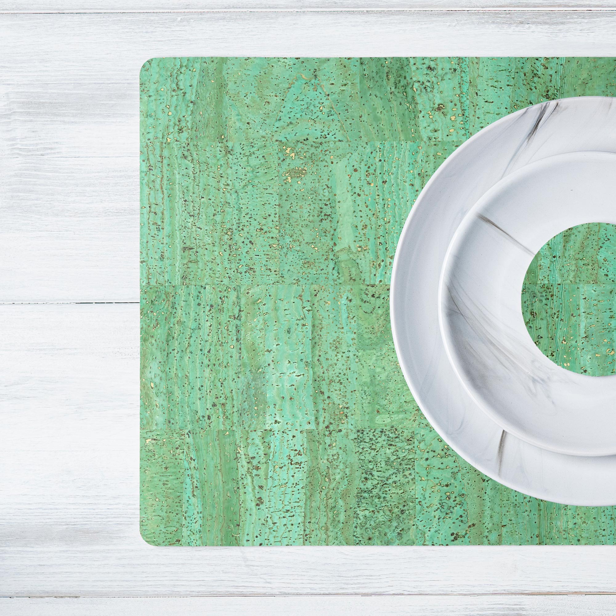 Kork Tischset "Eckig"