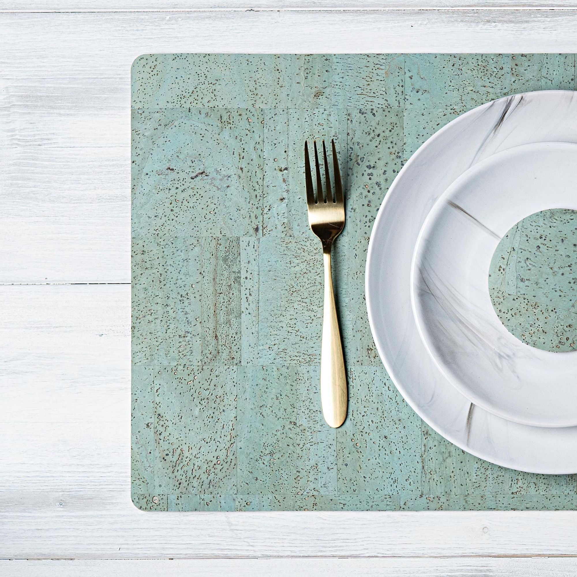 Kork Tischset "Eckig"