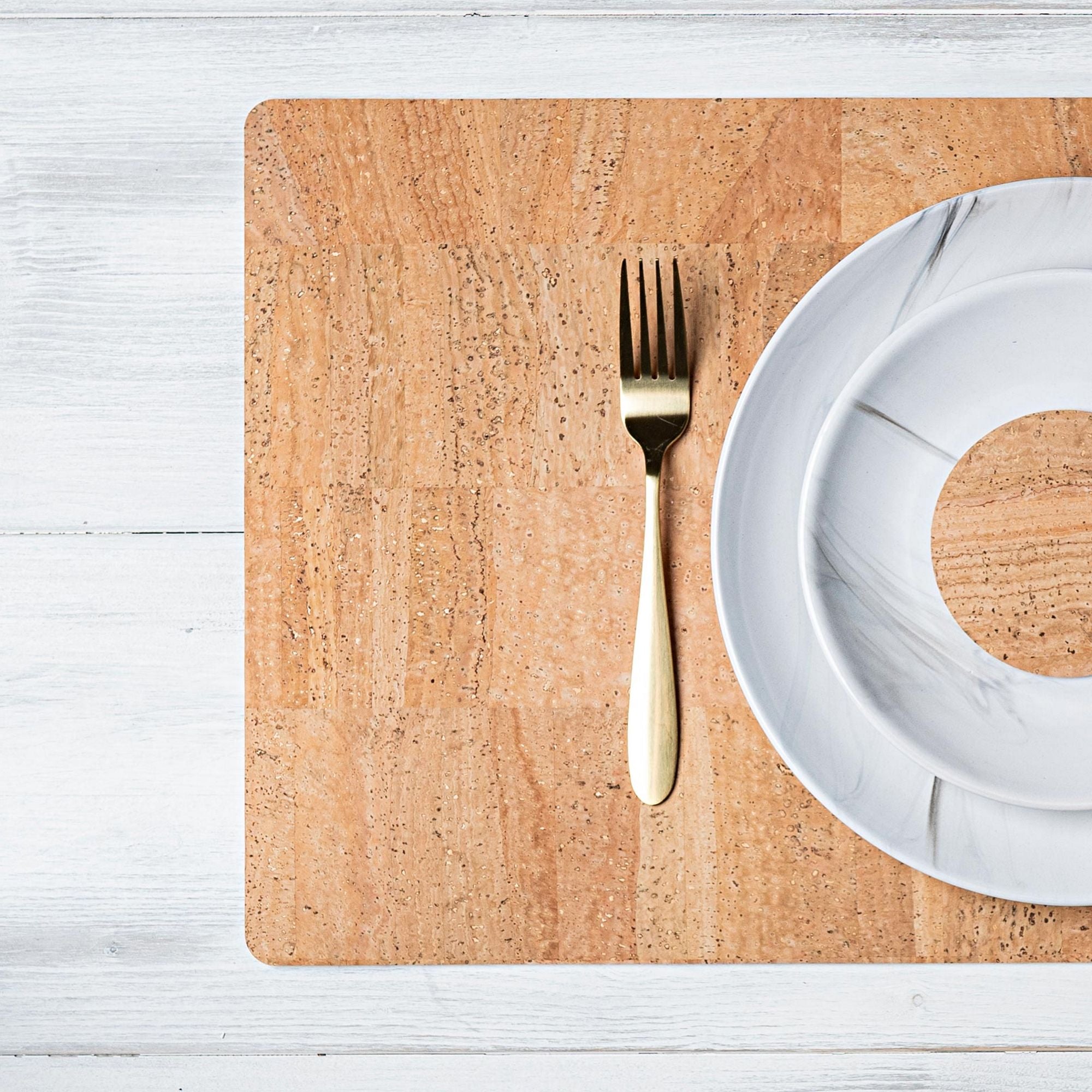Kork Tischset "Eckig"